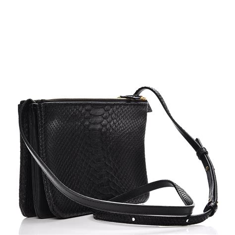 celine trio black python|Celine Crossbody Bags On Sale .